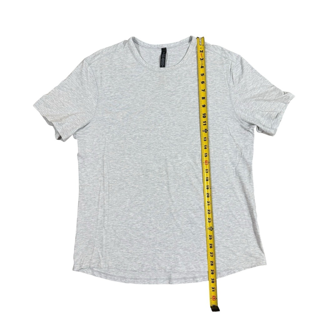 Lululemon Fundamental T-Shirt Men's 2XL Heather Gray Pima Cotton Tee - Picture 5 of 8